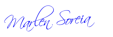 Marlen Soreia signature